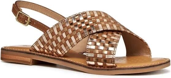 GEOX MADDALUSIA C DAMES Sandalen TABAK BRONS