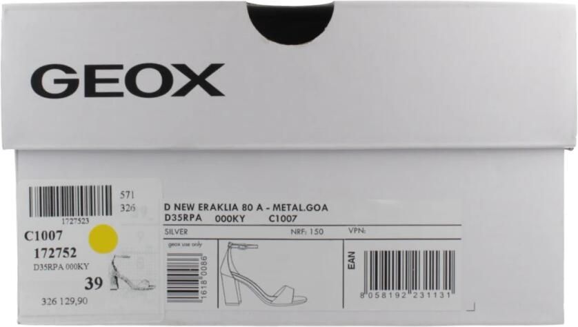 GEOX NEW ERAKLIA 80 DAMES Sandalen ZILVERKLEUR - Foto 7