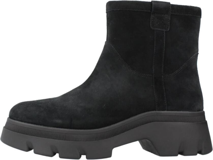 GEOX Pluette Booties Met Hak Zwart Vrouw
