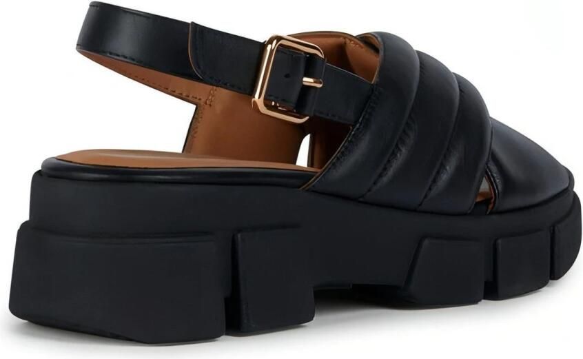 GEOX D35psa00085 Lisbona Sandalen Zwart Vrouw - Foto 3