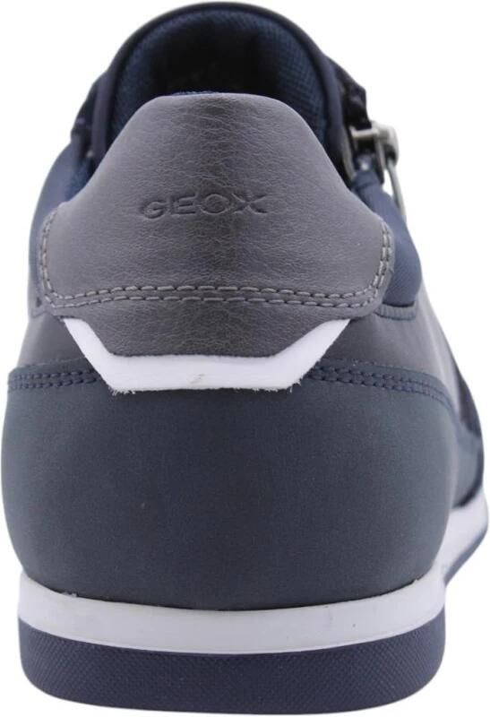 Geox Blauwe Casual Textiel Sneakers met 3cm Rubberen Zool - Foto 5