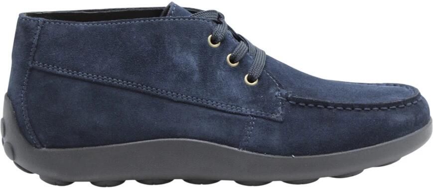 GEOX U66HLA Vrije tijd half-hoog Heren veterschoen Heren sneakers Blauw