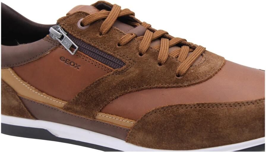 GEOX RENAN HEREN Sneakers COGNA BRUIN - Foto 3