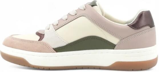 GEOX SEDRAL COURT DAMES Sneakers BEIGE ROOD - Foto 3