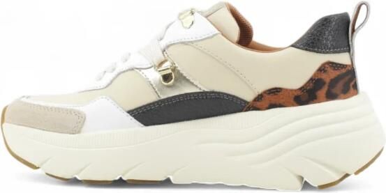GEOX DIAMANTA DAMES Sneakers BEIGE BRUIN - Foto 2