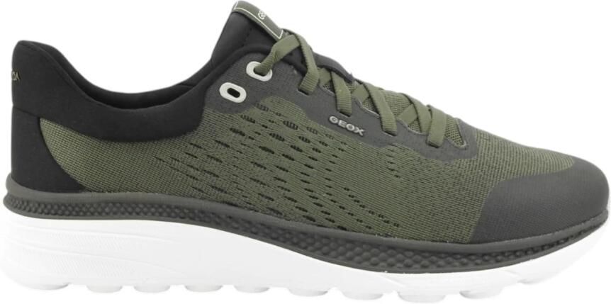 GEOX SPHERICA ACTIF X1 HEREN Sneakers MOSGROEN ANTRACIET - Foto 2