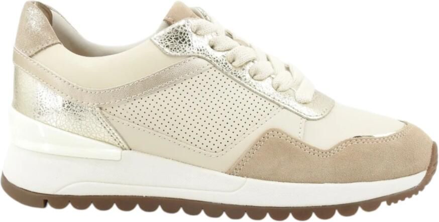 GEOX DESYA DAMES Sneakers MELKWIT LICHT GOUD - Foto 2