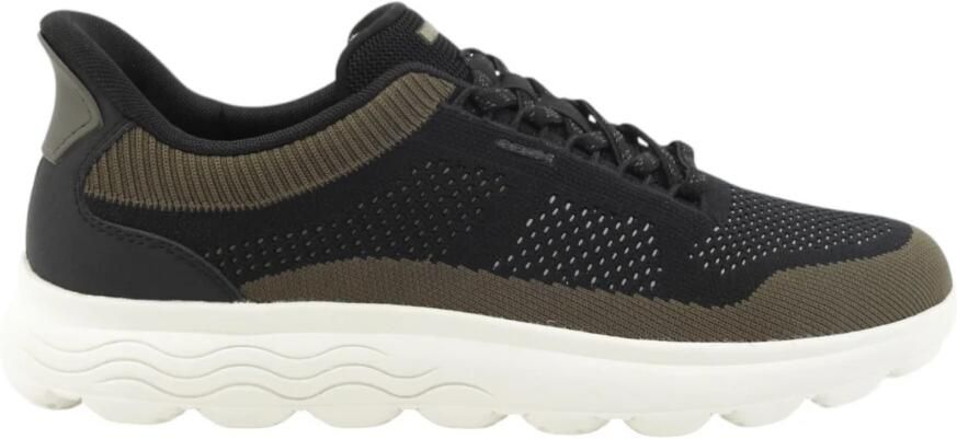 GEOX SPHERICA PLUS HEREN Sneakers ZWART MILITAIR GROEN - Foto 5