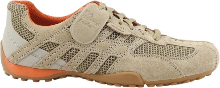 Geox Veterschoenen U SNAKE ORIGINAL veterschoen vrijetijdsschoen trekking sneaker met leren binnenzool - Foto 2
