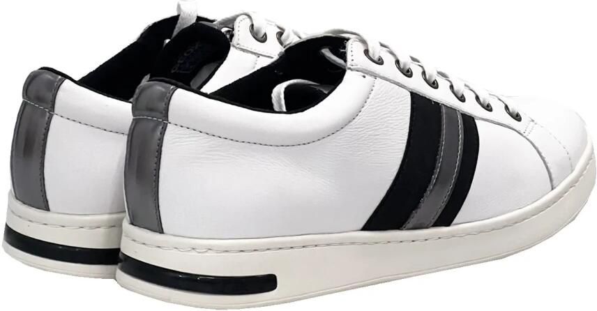 Geox Sneakers met ronde neus en veters Wit Dames - Foto 2