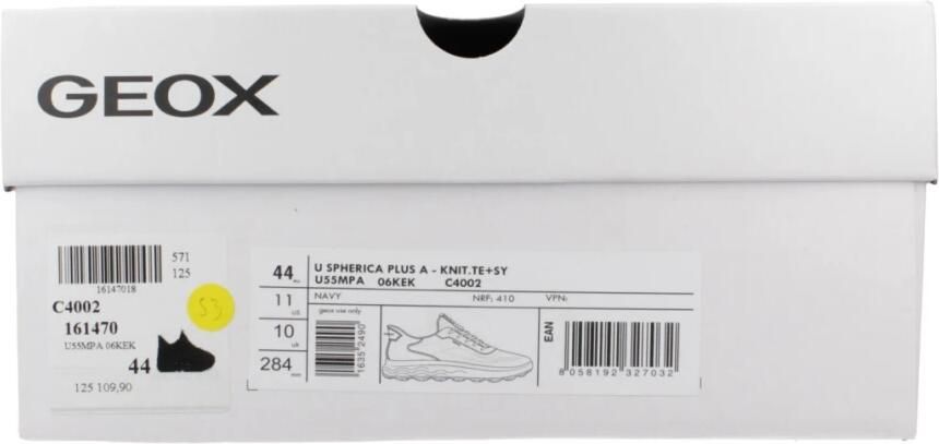 Geox Blauwe Casual Textiel Sneakers met 3cm Rubberen Zool - Foto 8