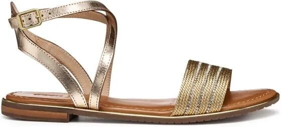 GEOX SOZY PLUS DAMES Sandalen DONKER GOUD LICHT GOUD - Foto 1
