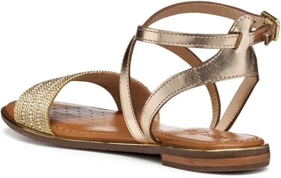 GEOX SOZY PLUS DAMES Sandalen DONKER GOUD LICHT GOUD - Foto 2