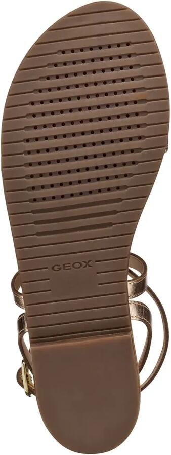 GEOX SOZY PLUS DAMES Sandalen DONKER GOUD LICHT GOUD - Foto 5