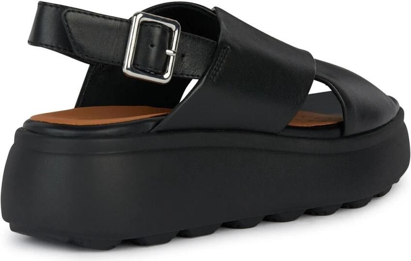 GEOX D45D4A Sandalen met hakDames Sandalen Zwart - Foto 3