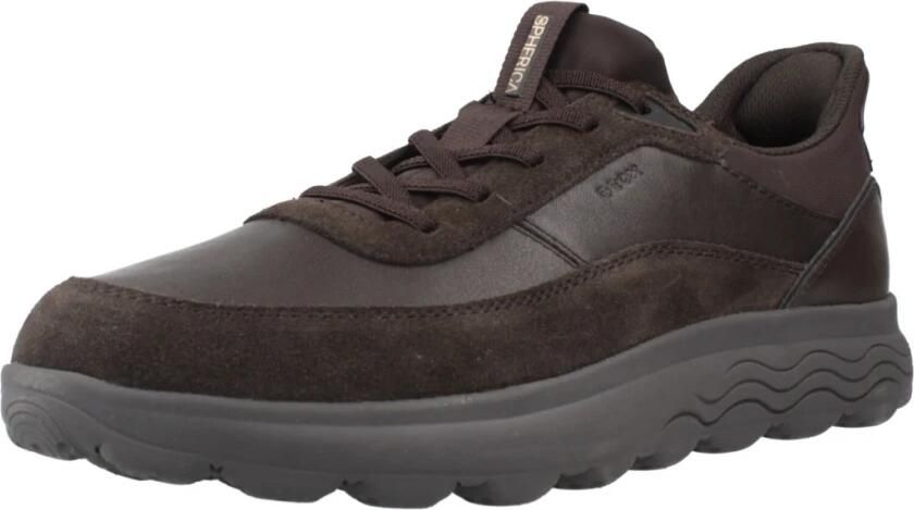 GEOX U Spherica Plus A herensneaker slip-on schoenen U56MPA 08522 bruin - Foto 11