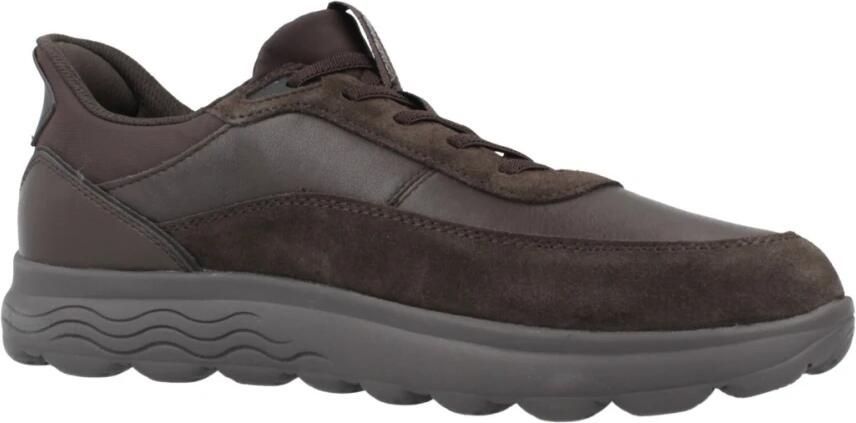 GEOX U Spherica Plus A herensneaker slip-on schoenen U56MPA 08522 bruin - Foto 13