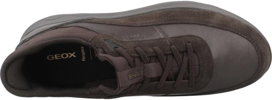 GEOX U Spherica Plus A herensneaker slip-on schoenen U56MPA 08522 bruin - Foto 16