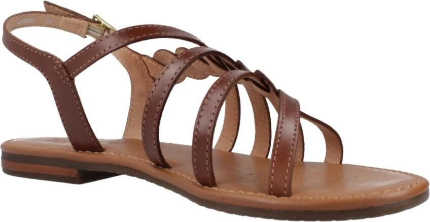 Geox Stijlvolle platte sandalen voor vrouwen
