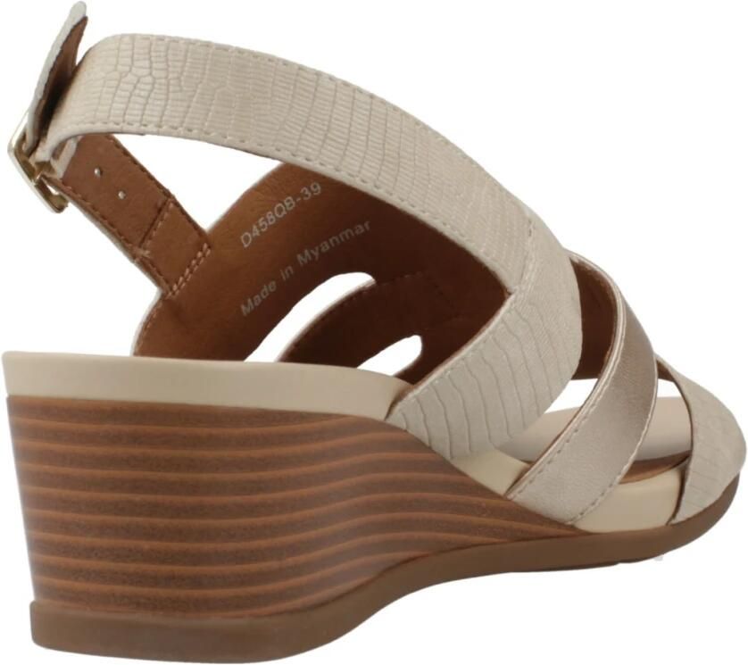 Geox Stijlvolle Wedges voor Vrouwen Beige Dames - Foto 2