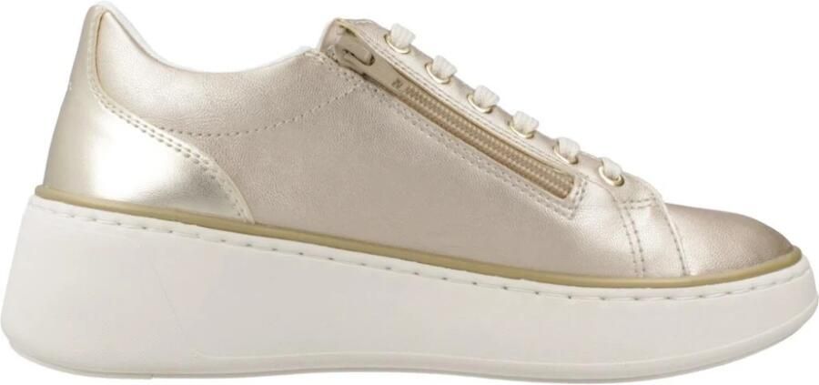 GEOX SUNNETTY DAMES Sneakers LICHT GOUD
