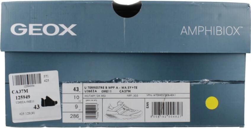 Geox Sneakers Sport Zapatillas Hombre Modèle U Terrestre B Wpf A - Foto 3