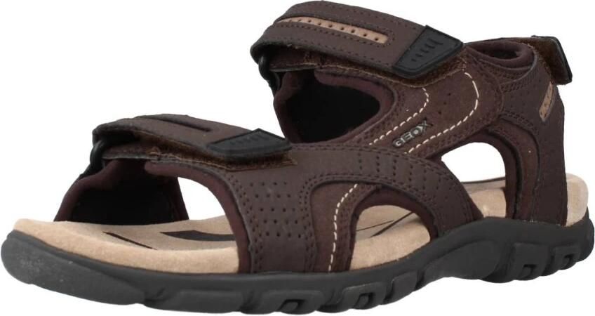 Geox Sandalen UOMO SANDAL STRADA zomerschoen klittenbandschoen outdoorsandaal trekkinglook - Foto 4