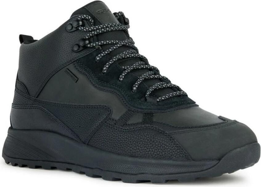 Geox Zwarte Enkellaarzen voor Heren Black
