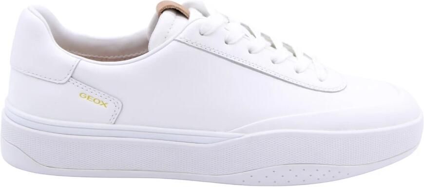 GEOX U Dynamia Sneakers Heren Leren Sneaker Wit - Foto 2