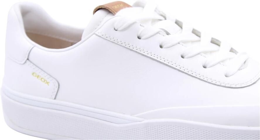 GEOX U Dynamia Sneakers Heren Leren Sneaker Wit - Foto 3