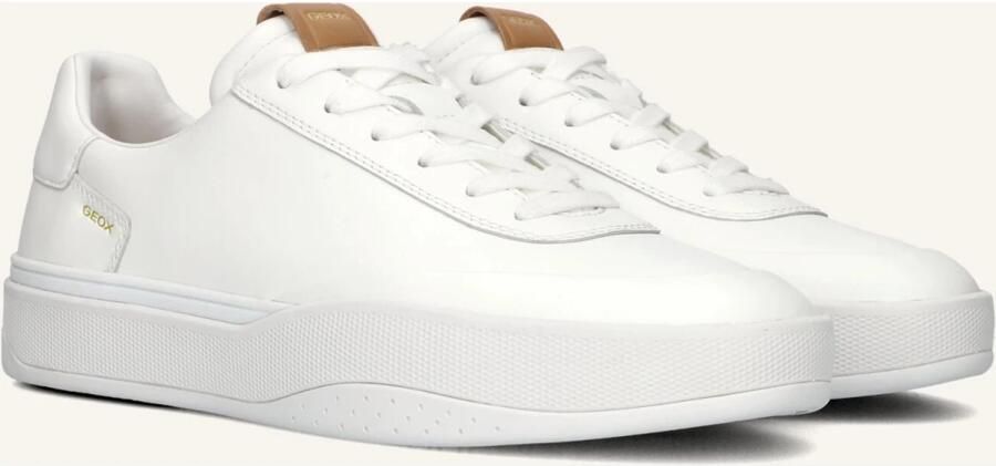 GEOX U Dynamia Sneakers Heren Leren Sneaker Wit - Foto 4