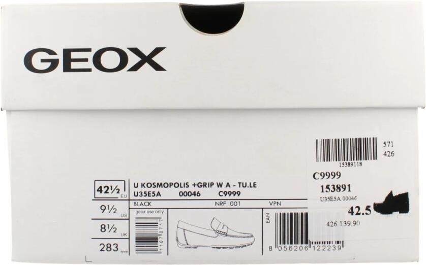 GEOX Kosmopolis + Grip Loafers Zwart Man - Foto 8