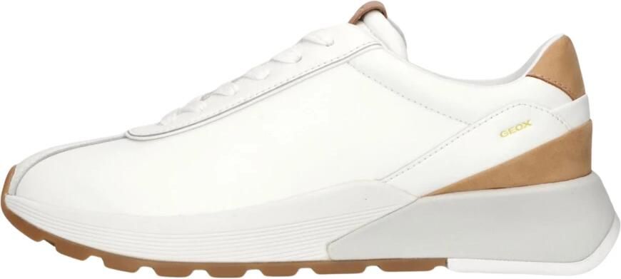 GEOX U Metropoli Sneakers Heren Leren Sneaker Wit - Foto 2