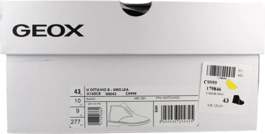Geox Herenschoenen met veters Black Heren - Foto 10