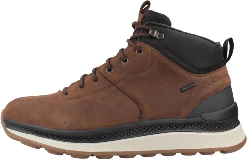 GEOX U56HMC Vrije tijd half-hoogPopulaire herenschoenen Heren veterschoen Heren sneakers Bruin - Foto 6
