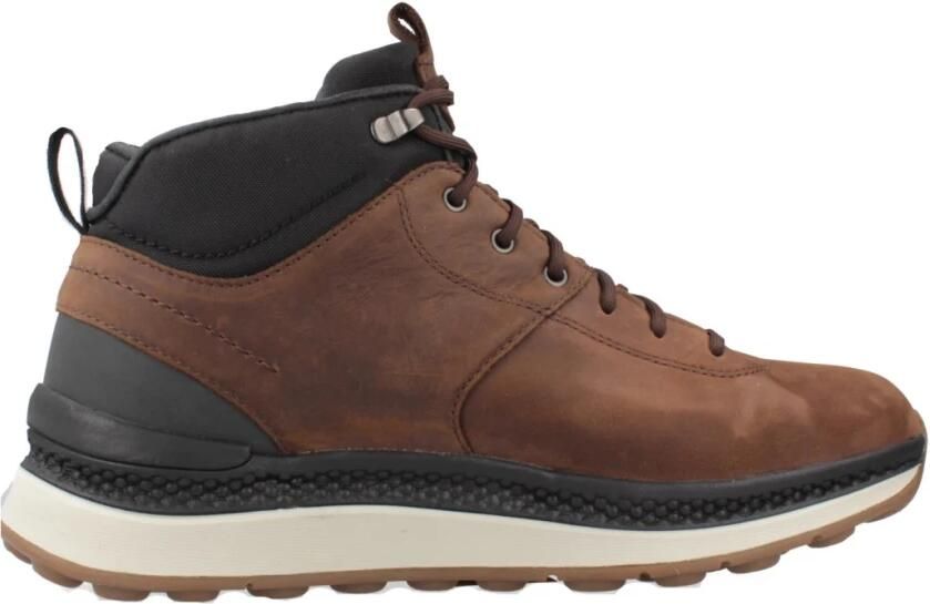 GEOX U56HMC Vrije tijd half-hoogPopulaire herenschoenen Heren veterschoen Heren sneakers Bruin - Foto 5
