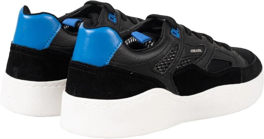 Geox Veterschoenen met ronde neus en logo zool Zwart Heren - Foto 2