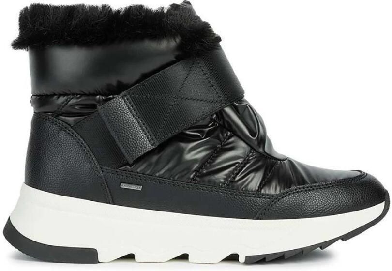 Geox Dames Textiel Synthetische Laarzen Black