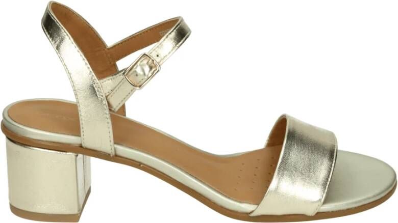 Geox Gouden Sandaal met G Breedte