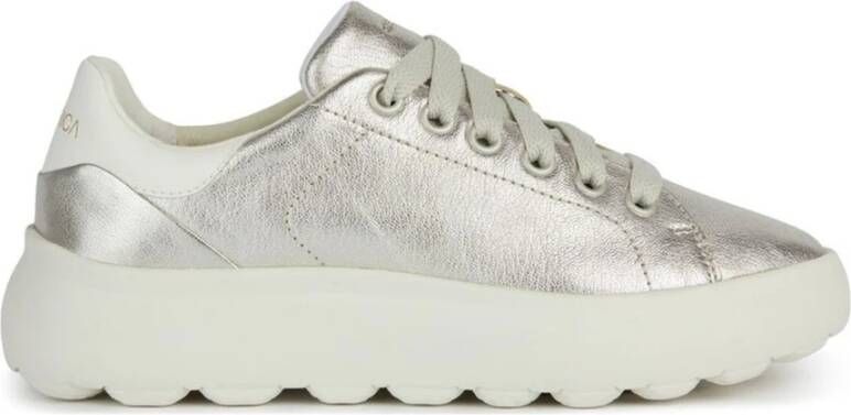 Geox Gouden Sneakers Ec4.1 voor Vrouwen Gray Dames
