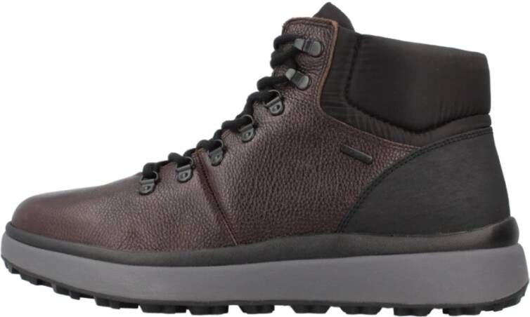 Geox Granito Veterschoenen met Grip Brown Heren