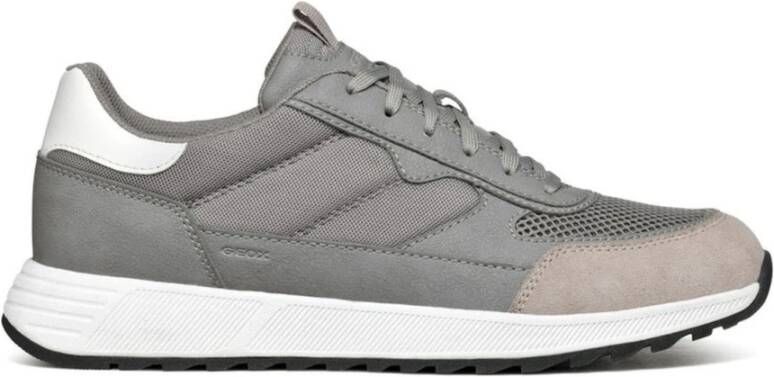 Geox Grijze Sneakers voor Mannen Gray Heren