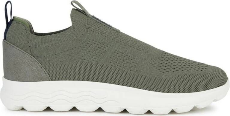 Geox Groene Sneakers voor Mannen Green Heren