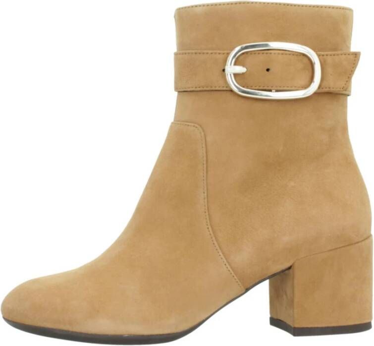 Geox Heeled Boots Brown Dames