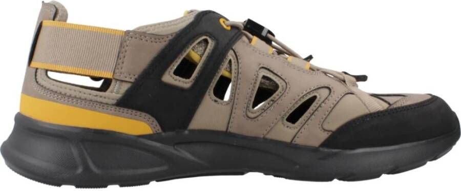 Geox Heren Platte Sandalen Brown Heren