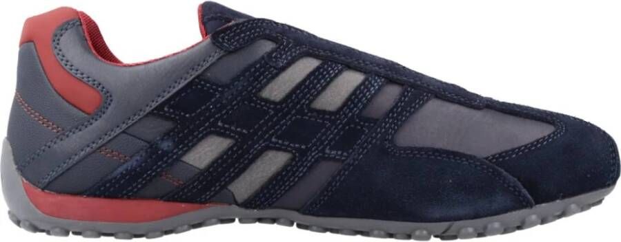 Geox Heren Snake L Sneakers Blue Heren