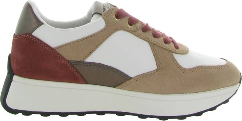 Geox HI Cuff Amabelle Schoenen Beige Dames