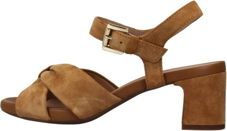 Geox High Heel Sandals Brown Dames