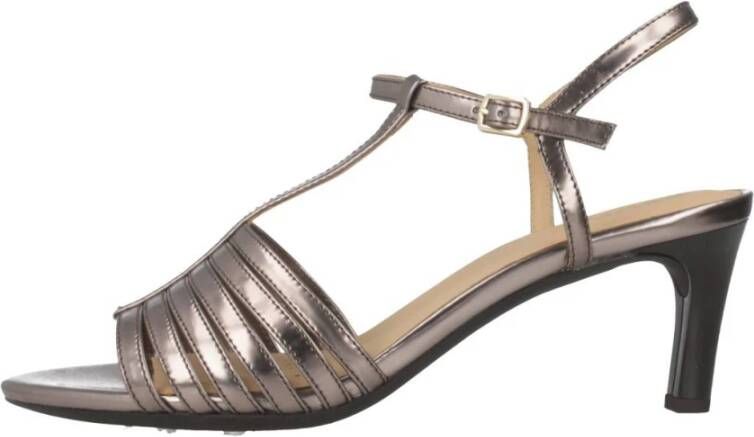 Geox High Heel Sandals Gray Dames