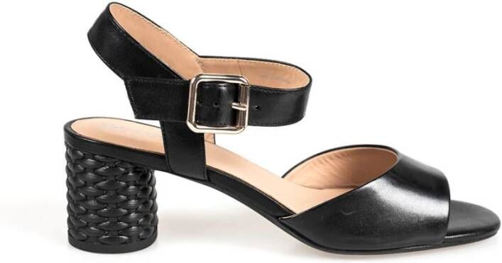 Geox black elegant open sandals Zwart Dames